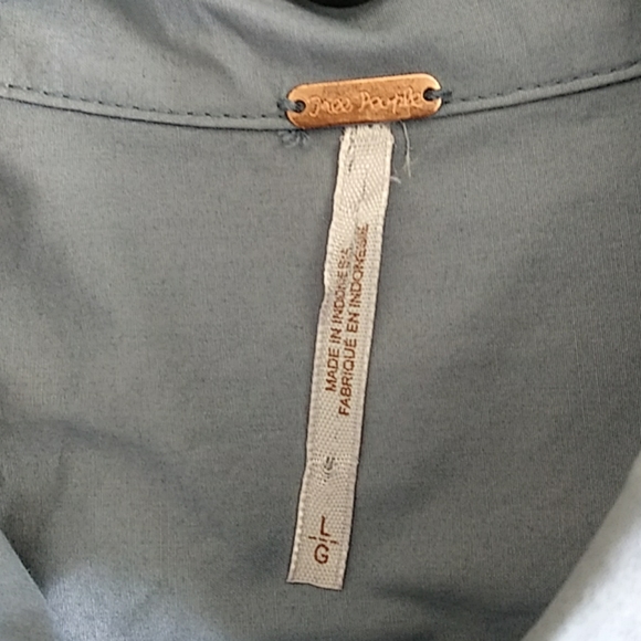 Free People Poplin Shirt - EUC - Picture 5 of 6